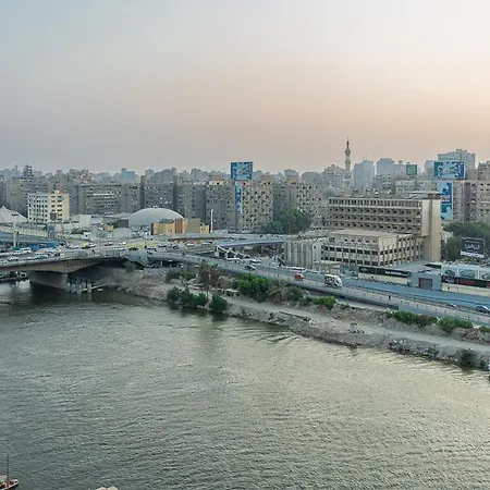 Apartmán Brassbell L Zamalek L Om Kolthoom L Nile View Káhira Exteriér fotografie